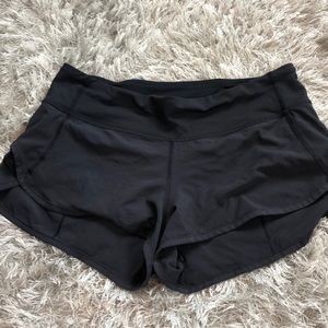 Black Lululemon Speed Short